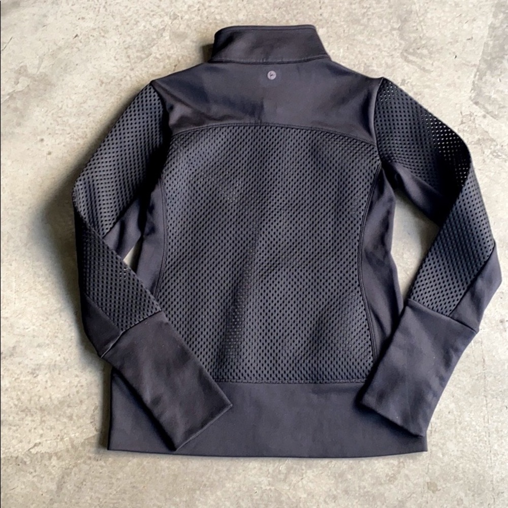 90 Degree black mesh zip up jacket - Picture 3 of 5
